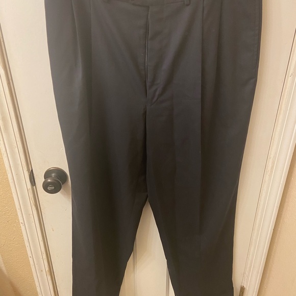 Ralph Lauren Black Dress Pants Classic Style 40”x32” Wool - Picture 1 of 9